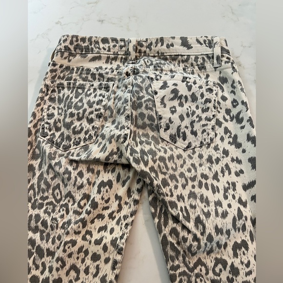 The Soho Stiletto Leopard Print Ankle Zip Skinny - Picture 3 of 5